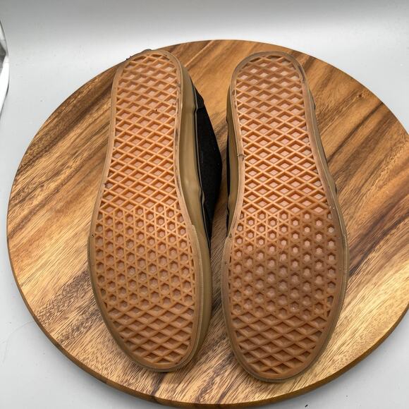 Vans Atwood Shoes Mens Size 9.5 Black Gum Casual Comfort Skate Walking Sneakers - Picture 7 of 8